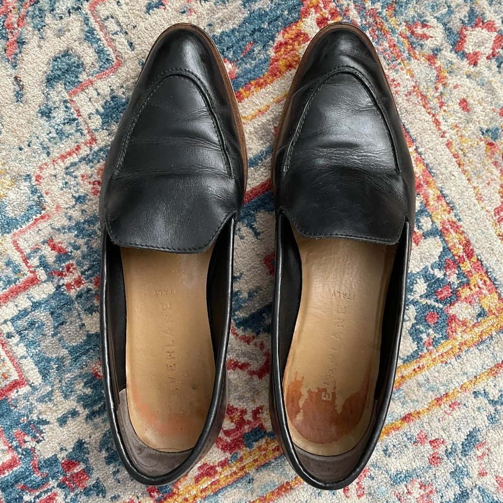 Everlane Modern Leather Loafers - Black